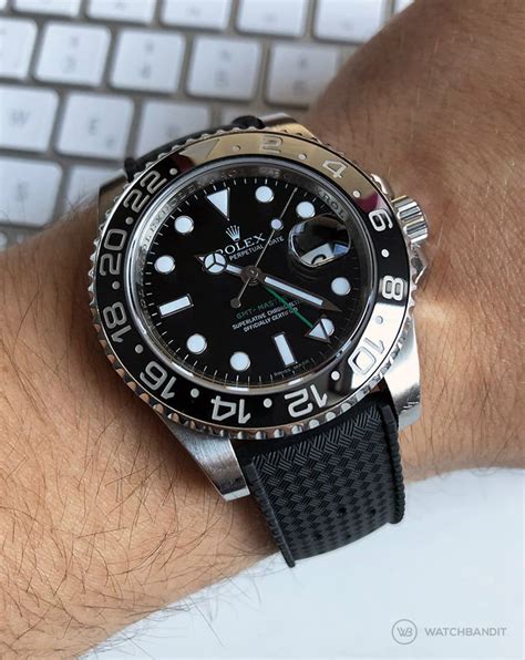 rolex gmt master ii strap|rolex gmt master 1 rubber strap.